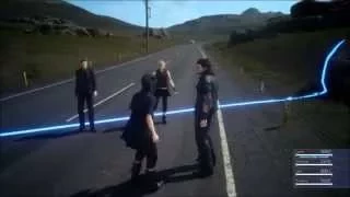 Final Fantasy XV Duscae 2.0 Noctis pesters his friends