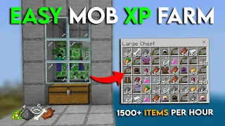 EASY Mob Xp Farm For Minecraft 1.19! Minecraft Bedrock (MCPE/Xbox/PS4/Nintendo Switch/PC)