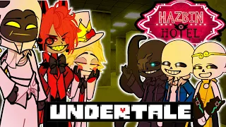 Hazbin Hotel reacts to Sans Undertale AUs 🛎️😈  Gacha 2 Hazbin Hotel Prime reacts to TikTok