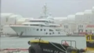 Russian tycoon's superyacht immobilized in Spain