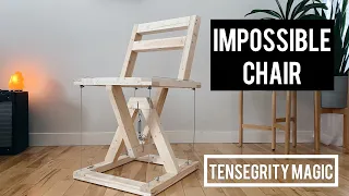 Impossible FLOATING Tensegrity Chair