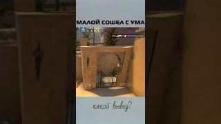 челика убили в кс го и он сошел с ума 0_0 #shorts