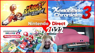 Nintendo Direct 2.9.2022 FULL LIVE REACTION!