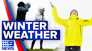 Cold snap hits Australian east Coast | 9 News Australia