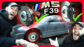 Primul BMW F39, Finalizare upgrade frâne M5 f10 pe BMW E39!