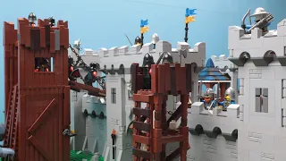 Lego Lion Knight's Castle Conquest Stop Motion Animation