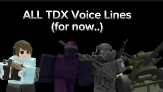 All TDX Voice Lines