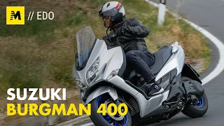 Suzuki Burgman 400 2022 TEST: in città e fuori