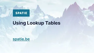 Using Lookup Tables