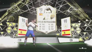 I packed mid Butragueño cant believe it{fit champions red picks}(fifa 22 pack openining #11)