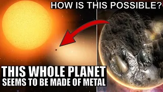 Evidence of a Strange Metal Planet Whose Origin Makes No Sense