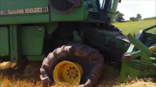 Combine Tire Blowout!!