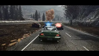 Need for Speed Most Wanted Remastered 2023 | Mitsubishi Heat Lvl 5 Police Chase