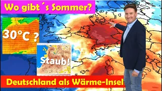 Wärmer als in Spanien: In Ostdeutschland dreht der Sommer auf, fast 30 °C! Im Westen Unwettergefahr!