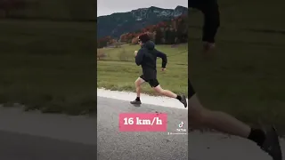 3 - 25 km/h. Running everywhere. NEVER STOP !