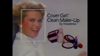 Cover Girl  (1984) Television Commercial - Clean Make Up By Noxema - Christie Brinkley