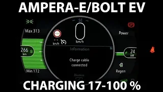 Charging Ampera-e from 17-100 % at 175 kW charger