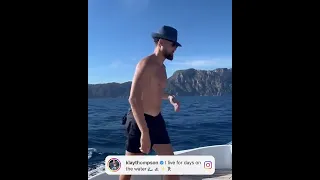 Klay Thompson is living his best life in the offseason 😂