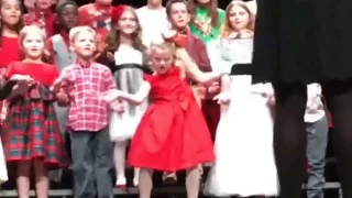 Lucy cardillo - 8 year Old's Standout performance in Christmas Concert