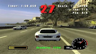 Burnout (2002) Nintendo GameCube Gameplay by poor in HD (Dolphin)