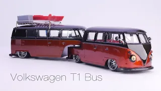 Volkswagen T1 Camper Trailer Diecast