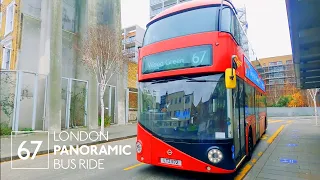 London Bus Ride | Route 67 | Dalston Junction to Wood Green through North London neighbourhood | 4K