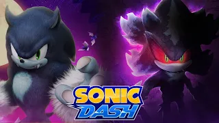 Sonic Dash iPhone Gameplay - WEREHOG SONIC VS VAMPIRE SHADOW