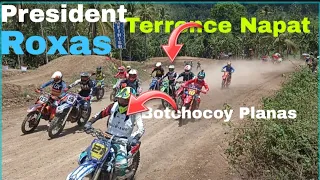 Sayang Botchocoy Planas ug Terrence Napat bagsak Expert Production President Roxas Motocross Comp.