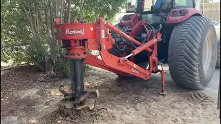 Rotor stump grinder