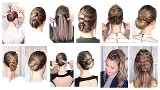 😍 EASY DIY Elegant Hairstyles Ponytails Compilation 😍 Prom Hairstyle Transformations