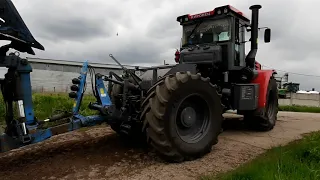 Кировец к742 пр и плуг lemken diamand11