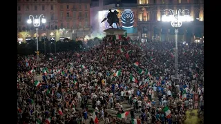 ITALIAN FANS CELEBRATE EURO 2020 FINAL VICTORY AGAINST ENGLAND .. Euro2020