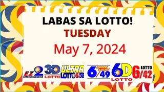 Labas sa Lotto Tuesday ( May 7, 2024 ) EZ2 | 2D | 3D | 6D | 6/42 | 6/49 | 6/58 | LOTTO | PCSO