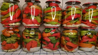 🌶️🍅🍲НЕВЕСТКА ЖАННА  НАУЧИЛА. Готовим много ЛЕТ.🍱 ВКУСНЯТИНА В БАНКЕ. ОБАЛДЕННЫЙ  ПЕРЧИК НА ЗИМУ !🍅🥗