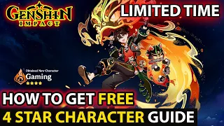 How To Get Free Gaming Character Or Any 4 Star Character Guide Genshin Impact  Lantern Rite 2024