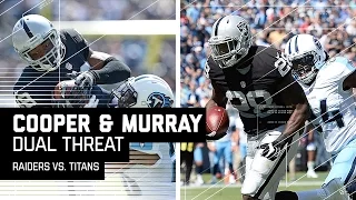 Amari Cooper's Great Catch & Latavius Murray's Tackle-Breaking TD Run! | Raiders vs. Titans | NFL