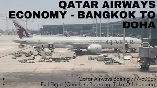 Trip Report | Qatar Airways Economy | Bangkok BKK-Doha DOH | Boeing 777-300ER