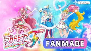 [1080p] Cure Summer, Cure Precious & Cure Sky Transformation (Precure All Stars F) {FANMADE}