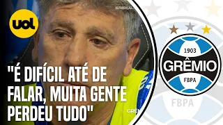 RENATO GAÚCHO CHORA AO FALAR DE ENCHENTE NO RS