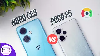 OnePlus Nord CE3 vs Poco F5 Speedtest Comparison, AnTuTu, Geekbench 🔥