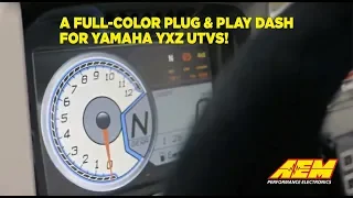 A FULL COLOR PLUG & PLAY Dash for Yamaha YXZ!