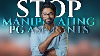 STOP MANIPULATING PG ASPIRANTS 🔥 | TOXIC MOTIVATION IS KILLING NEET PG ASPIRANTS 🚫  | DR.JTM #neet