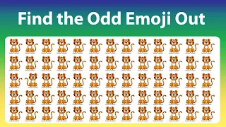 Find the Odd Emoji Out | how good are your eyes | find the odd emoji