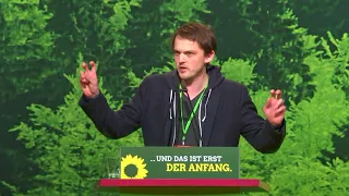 Erik Marquardt Bewerbungsrede Parteirat Bundesparteitag 2018