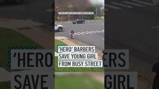 ‘Hero' barbers save young girl from running into busy street | NBC DFW