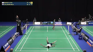 Match Point - Wang Po-Wei vs Mark Caljouw - MS, SF - Denmark Masters 2023