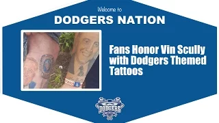 Stories By Scully: Fans Show off Dodgers and Vin Scully Inspired Tattoos