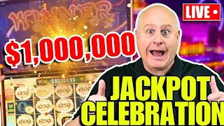 CELEBRATING MY $1,000,000 GRAND JACKPOT WIN IN LAS VEGAS!