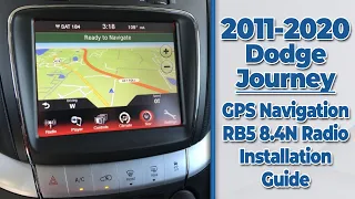 2011-2019 Dodge Journey 4" to 8.4" Factory GPS Navigation Upgrade - Easy Plug & Play Install!