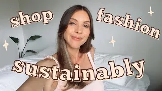 12 Ways to Shop Fashion Sustainably